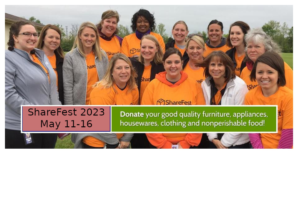 Sharefest oxford picture showing group of volunteers
